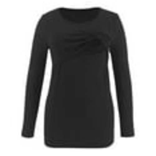 Frostluinai Savings Clearance Women's Maternity Nursing Tops Long Sleeve Breastfeeding Shirts Scoop Neck Solid Shirt Pregnancy Clothes