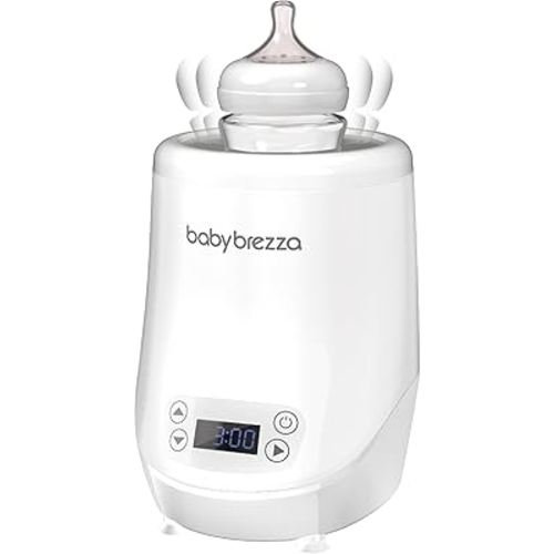 Baby Brezza AirSwirl Waterless Baby Bottle Warmer - Safely Warm Breastmilk + Formula - Bottles Stay Dry + Nutrients are Protected - Works with Nearly All Bottles