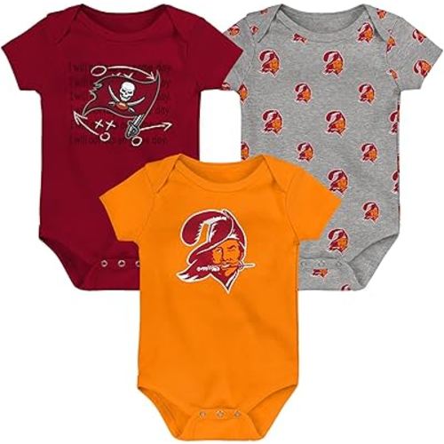 Outerstuff Newborn & Infant NFL Team Starter 3-Pack Bodysuit Set
