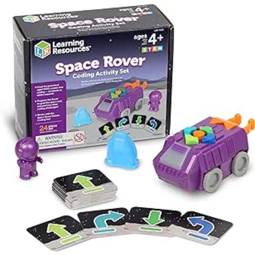 Amazon.com: Learning Resources Space Rover Coding Set,23 Pieces, Ages 4+,Coding for Kids, Coding Toys, Kids STEM Toys,Space Toys,Astronaut Toys, for Kids : Toys & Games