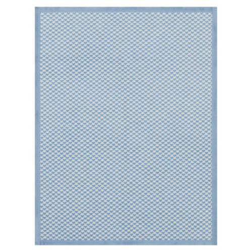 All My Heart Fog Mini Blanket (Blue)