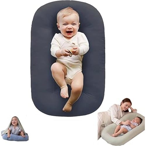 Baby Lounger,Baby Lounger Pillow 0-24 Months,Baby Lounger Nest,Newborn Lounger Pillow,Baby Lounger Pillow for Newborn (Light Pink)