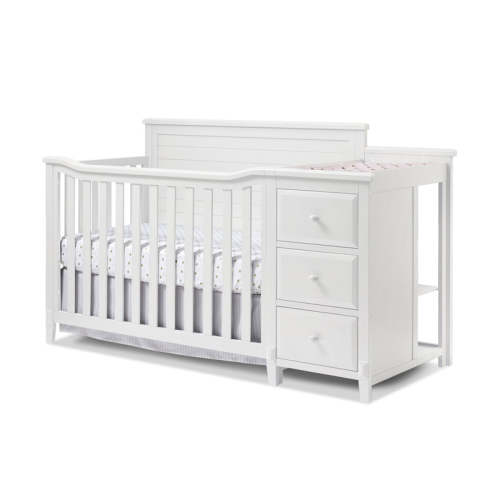 Sorelle Berkley Crib & Changer Panel Crib in White