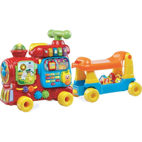 Interactive Learning Train and Ride-On Toy with Educational Features