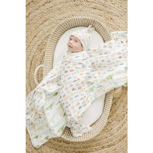 TENCEL™ Stretch Knit Blanket - Camper Vans
