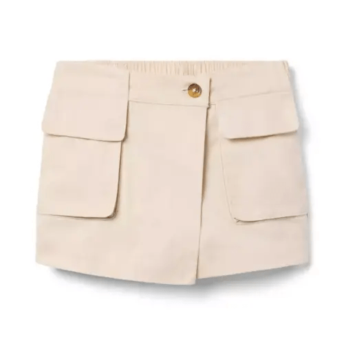 Girl Light Khaki The Twill Cargo Skort by Janie and Jack