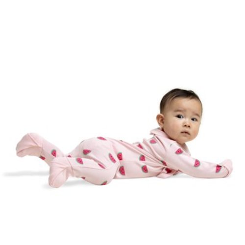 M+A by Monica + Andy Organic Cotton One Piece Coverall and Bib Set, Sizes Newborn - 18-24 Months