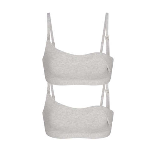 COTTON JERSEY MATERNITY NURSING SCOOP BRALETTE | MEDIUM