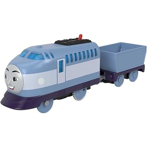 Thomas & Friends Motorized Toy Train Kenji Battery-Powered Engine with Tender for Pretend Play Preschool Kids Ages 3+ Years