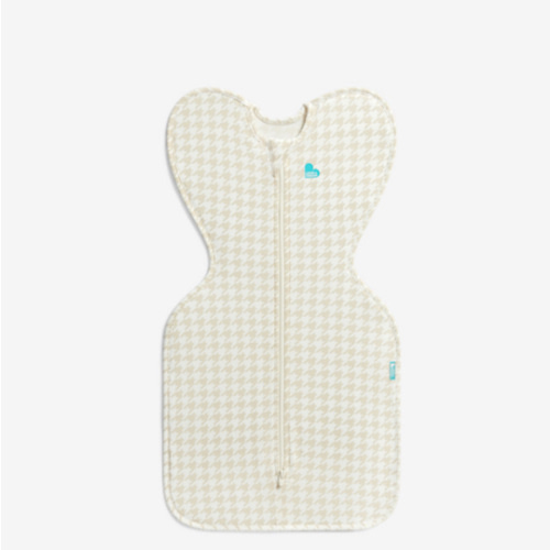 Swaddle Up™ 1.0 TOG Cotton Tan Houndstooth – Love to Dream US