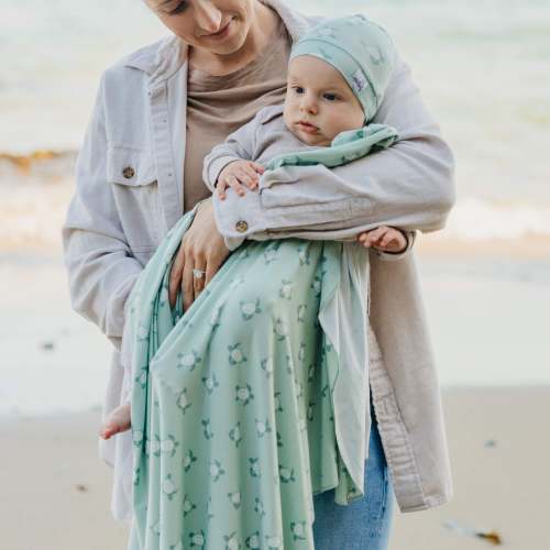 Knit Swaddle Blanket - Wade