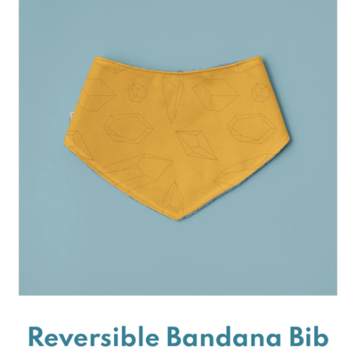 Reversible Bandana Bib – Absorbent & Adjustable for Mess-Free Moments