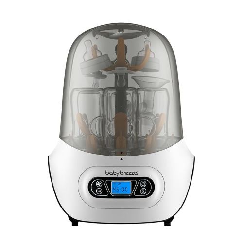 Baby Brezza Baby Bottle Sterilizer and Dryer Machine – Electric Steam Sterilization - Universal Fit - Pacifiers, Glass, Plastic, and Newborn Feeding Bottles