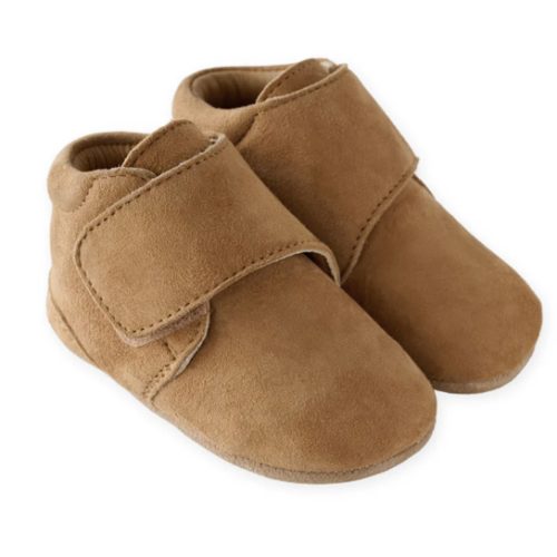 Suede Babble Bootie- Chestnut