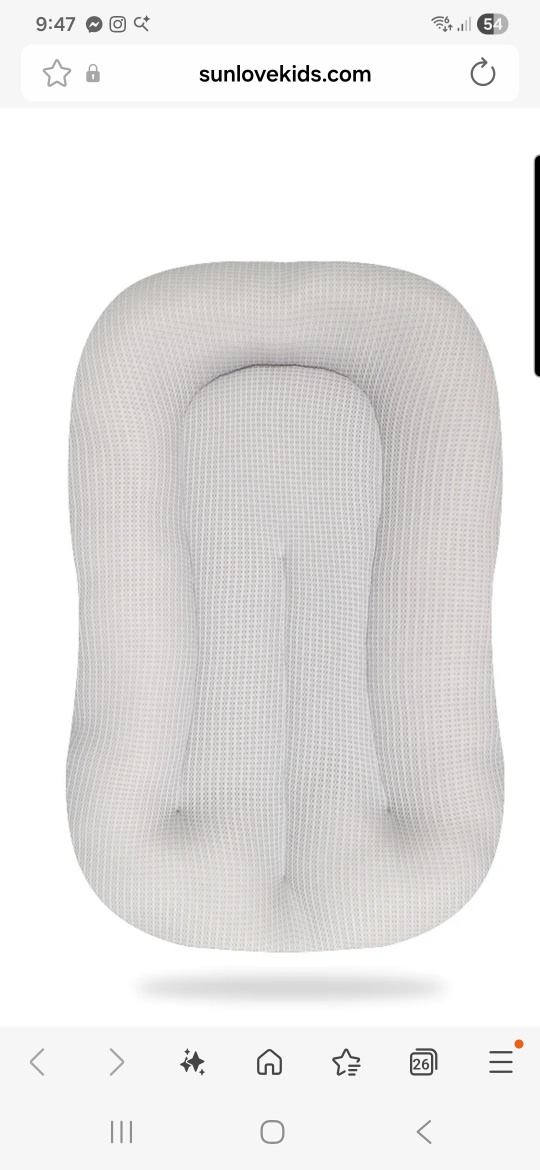 3D-Touch Breathable Lounger for Newborns
