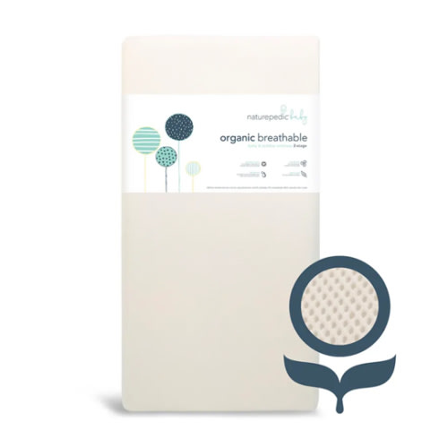 Naturepedic Organic Breathable Baby Crib Mattress (2-Stage)