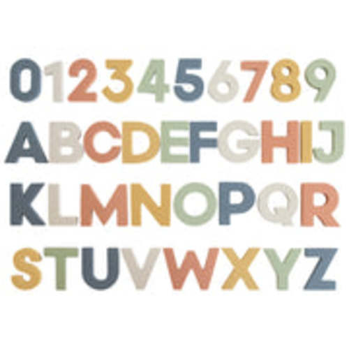 Letters & Numbers Bath Play Set – Mushie