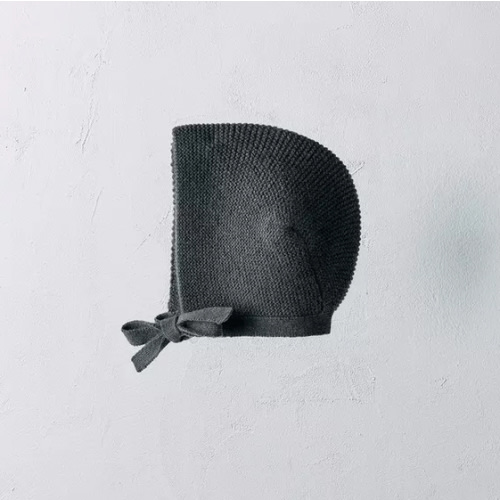 0-12 MONTHS/ 100% CASHMERE BONNET LIMITED EDITION - Anthracite grey | ZARA United States