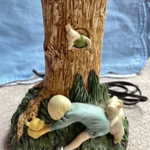 Marketplace - Vintage Disney Charpente Winnie the Pooh tree stump lamp ￼ | Facebook