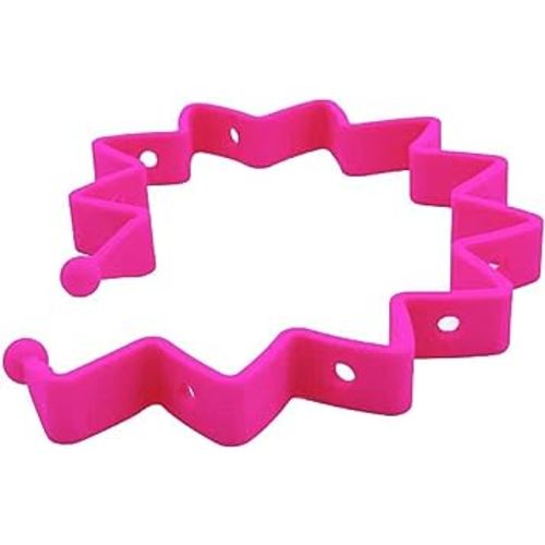 Busy Baby Toy Bungee for Baby Toys - Dishwasher Safe Toy Straps for Baby - Made with 100% Food-Grade Silicone - Pink