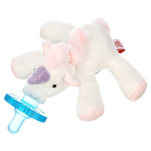WubbaNub Baby Unicorn Infant Plush Pacifier Holder