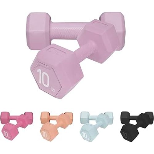 Dumbbell Hand Weight Sets 5/10/15/20/25/36lbs - 5 Colors Options - Exercise & Fitness Free Weights for Women & Men Home Gym Equipment Workouts Strength Training