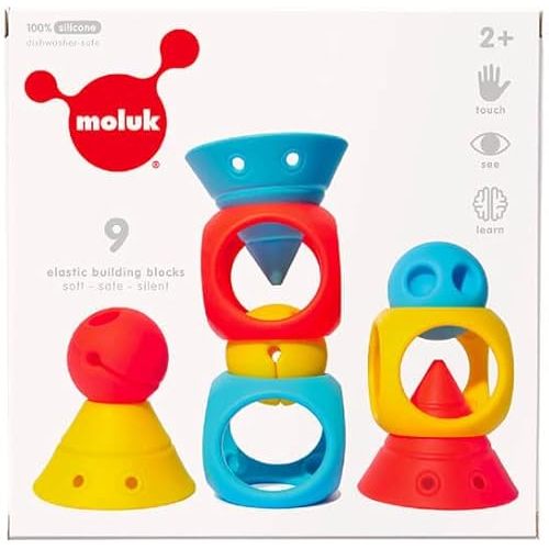 Fat Brain Toys Building Genius by MOLUK - Primary - Open-Ended Creative Play, Preschool