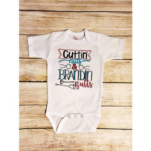 baby cow shirt -baby clothes - cowboy clothes - baby rancher - cows - cowkid - country baby - branding - western baby clothes - cowboy shirt
