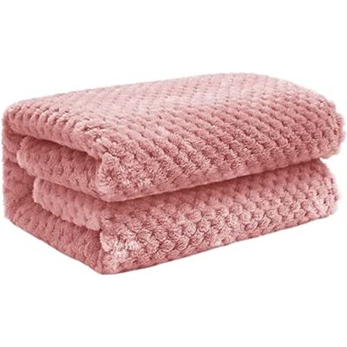 Amazon.com: Exclusivo Mezcla Waffle Textured Fleece Baby Blanket, Soft and Warm Swaddle Blanket, Infant, Newborn, Toddler and Kids Receiving Blankets for Crib Stroller (Dusty Pink, 40x50 inches) : Home & Kitchen
