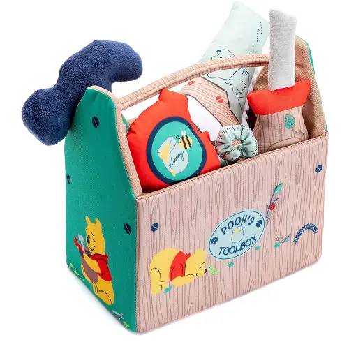 KIDS PREFERRED Winnie The Pooh My 1st Toolbox Playset, Medium, Multicolor, Cotton, Toddler, Unisex