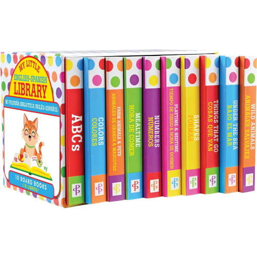 My Little Library of Bilingual Board Books - (Set of 10 English-Spanish Board Books), (Board Book)