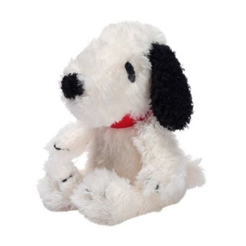 Bedtime Originals Snoopy Love Mini Plush Stuffed Animal Dog White/black 9 Inch
