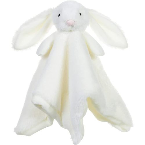 Apricot Lamb Stuffed Animals Cream Bunny Rabbit Security Blanket Infant Nursery Character Blanket Luxury Snuggler Plush Baby Lovey(Cream Bunny)