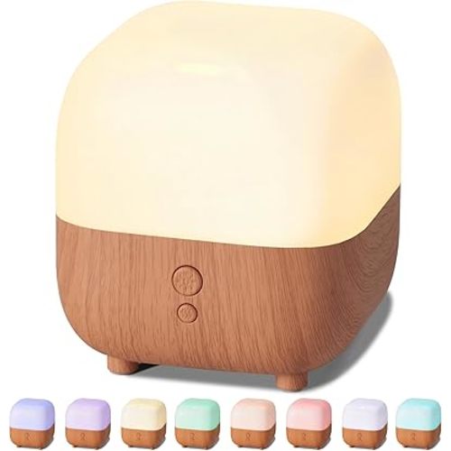 InnoGear 150ml Essential Oil Diffuser, 5-in-1 Diffusers for Home Scent 8 LED Color Aromatherapy Diffuser Air Desk Mini Humidifier Small Vaporizer Aroma Diffuser for Computer Laptop Office, Medium