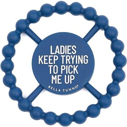Baby Teether by Bella Tunno, Silicone Teethers for Babies 3-6 Months, 6-12 Months, Baby Toys, Pacifier, Teething Relief, Boys, Girls, Ladies Pick Me Up