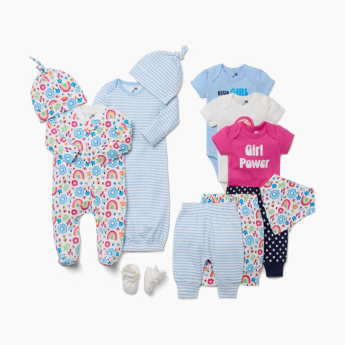 12-Piece Essentials Layette Set - Flower Power