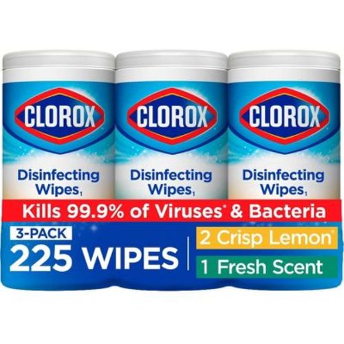 Clorox Disinfecting Wipes Value Pack Bleach Free Cleaning Wipes - 75ct/3pk