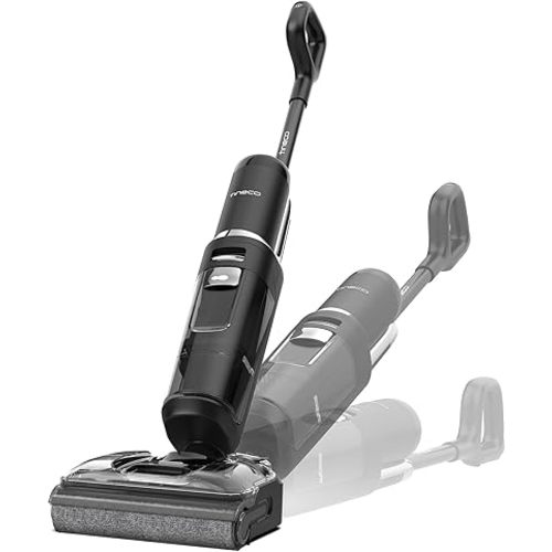 Tineco Floor ONE S7 Stretch Ultra Cordless Wet Dry Vacuum Cleaner, 180°Lay-Flat Anti-Tangle Design, 50 Minutes Runtime, 185℉ Flashdry Self-Cleaning, Dual-Sided Edge Cleaning Floor Cleaner