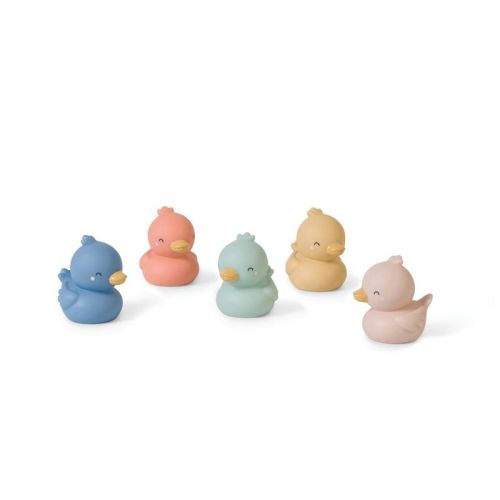 SARO Duck Bath Toy Set: No Holes, Mold-Resistant, 5 Pack