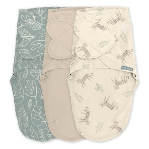 SwaddleMe Original Swaddle Adjustable Baby Wrap with Quick Change, Born Free, Size S/M, Ages 0-3m, 3-pk