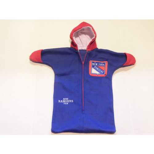 New York RANGERS Blue Fleece Baby Snuggy Bunting Coat, Baby Sac  0-6months