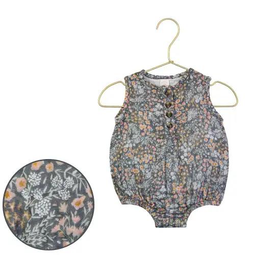 Cloud Muslin Bubble Romper - Bea, Size 3-6M