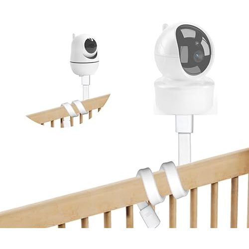 iFamily Flexible Mount Shelf Baby Camera ABM570/SM43E/SM43EV2/SM653/70A/6TY WiFi Camera, UKSUP 663, mounting on Baby Bed or Wall Mount Shelf, Curtain Rods Without Hurting Wall Surface.