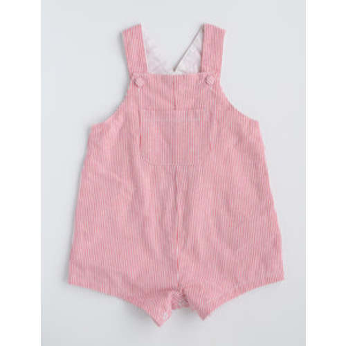 Red Seersucker Shortall | Cygnet Living