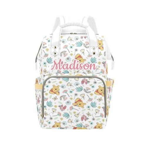 Winnie the Pooh Backpack Diaper Bag | Winnie the Pooh Diaper Bag | Girl Diaper Bag | Baby Shower Gift | Pooh Nappy Bag | Pooh Bag
