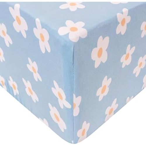 Premium Fitted Knit Crib Sheet/Toddler Sheet Della by Copper Pearl, CP-CRSH-0127-NSZ