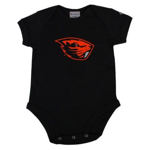Infant Black Beaver Onesie - OSU Beaver Store
