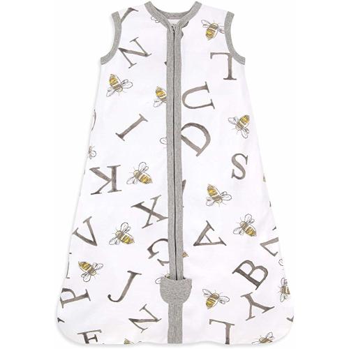 Burt's Bees Baby - Beekeeper Wearable Blanket, 100% Organic Cotton, Swaddle Transition Sleeping Bag