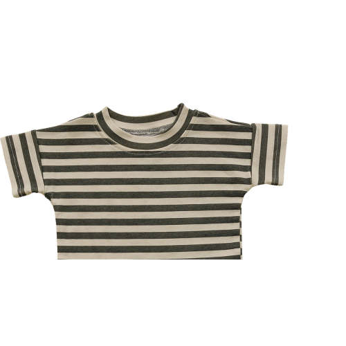 Stripe Button Short Set