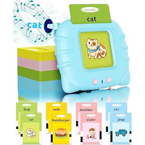 KOKODI Toddler Toys for Boys 2 3 4 5 Year Old Gifts, Speech Therapy Toys, Talking Flash Card 224 Sight Words, Montessori Learning Educational Sensory Toys for Autistic Children Toddler Age 2-5